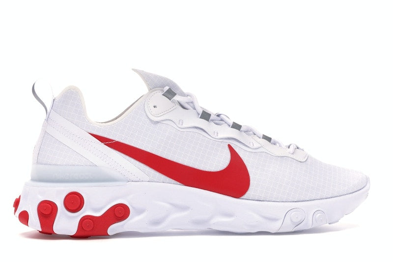 Nike React Element 55 White Red