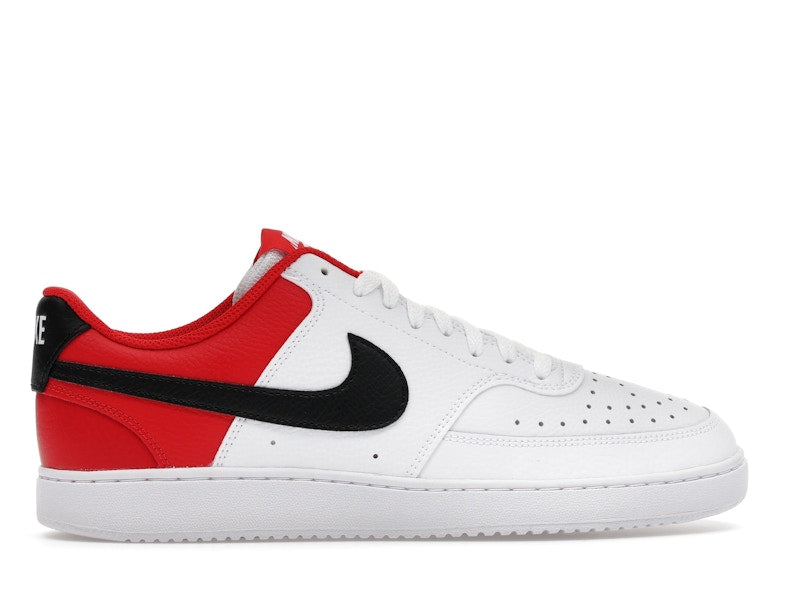 Nike Court Vision Low White Black University Red