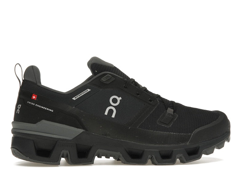 On Running Cloudwander Waterproof Black Eclipse
