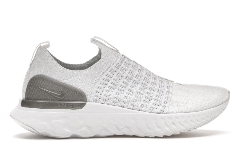 Nike React Phantom Run Flyknit 2 White Pure Platinum (Women's)