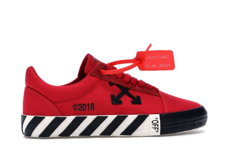 OFF-WHITE Vulc Low Red