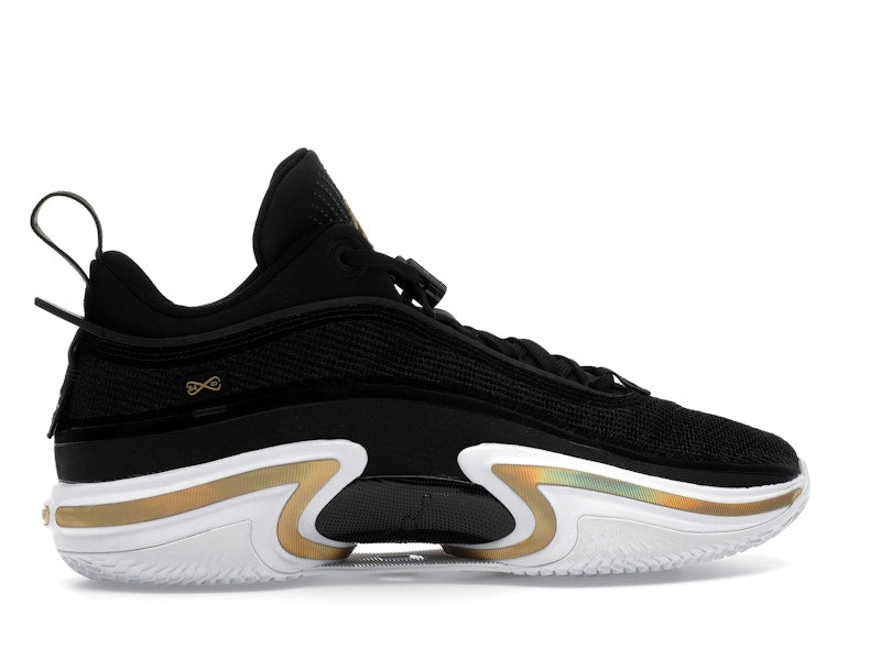 Jordan 36 Low PF Black Gold (White Sole)