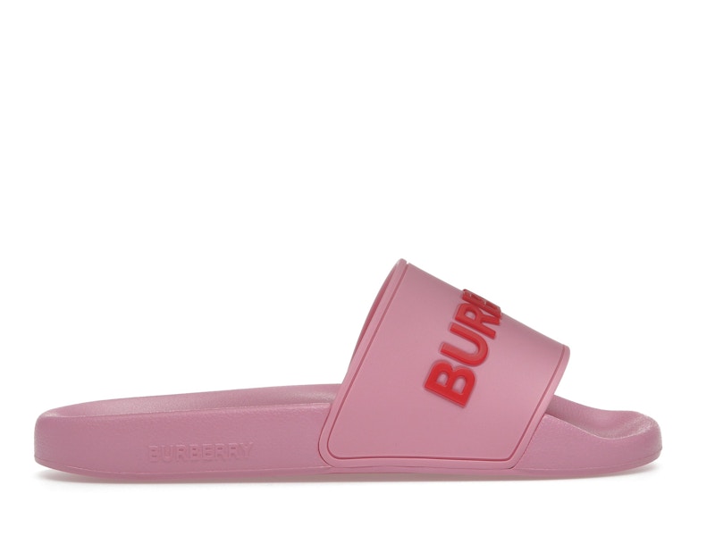 Burberry Embossed Logo Slides Bubblegum Pink (Women's)