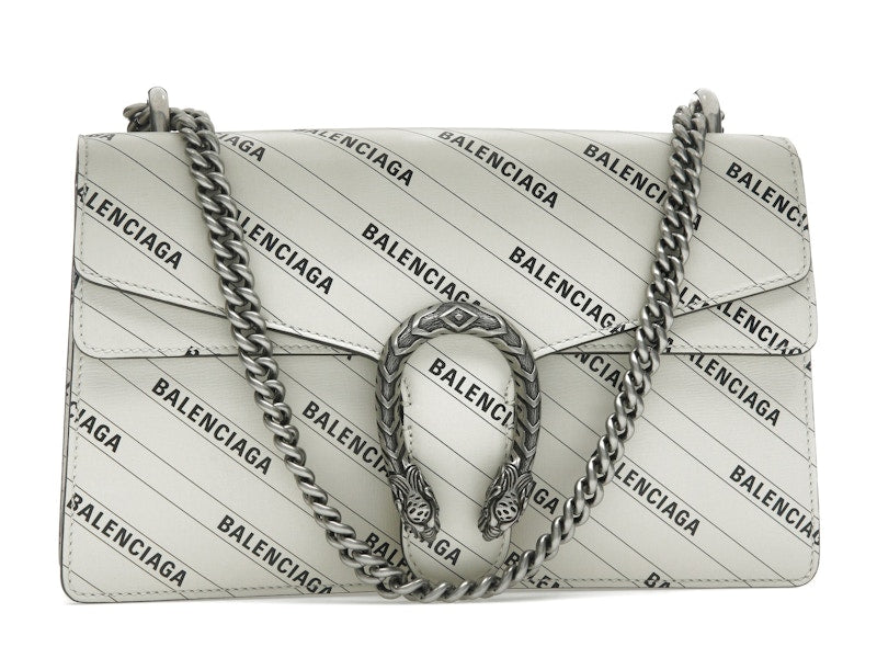Gucci x Balenciaga The Hacker Project Small Dionysus Bag White