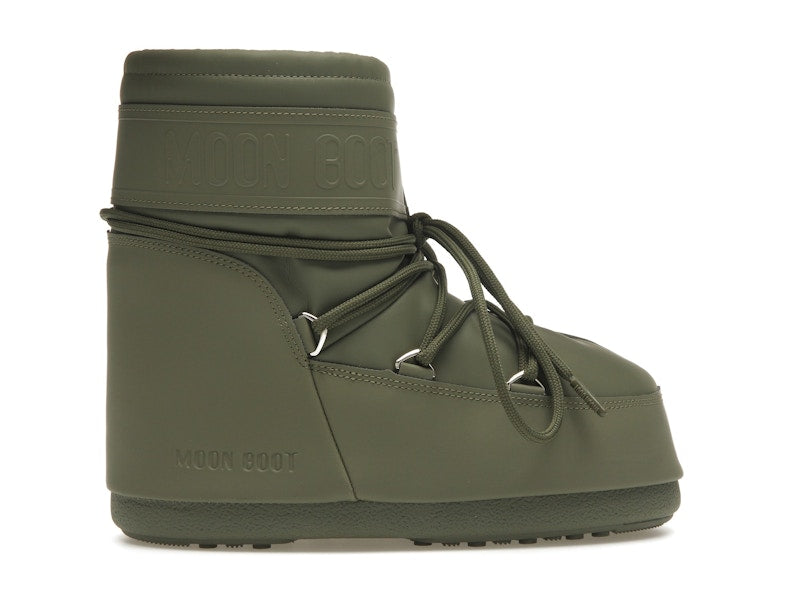 Moon Boot Icon Rubber Low Boot Khaki