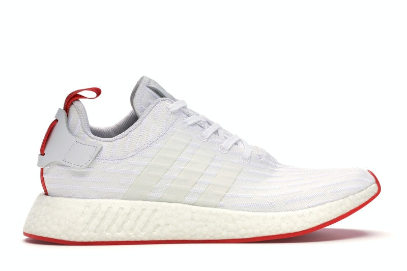 adidas NMD R2 White Core Red Two Toned