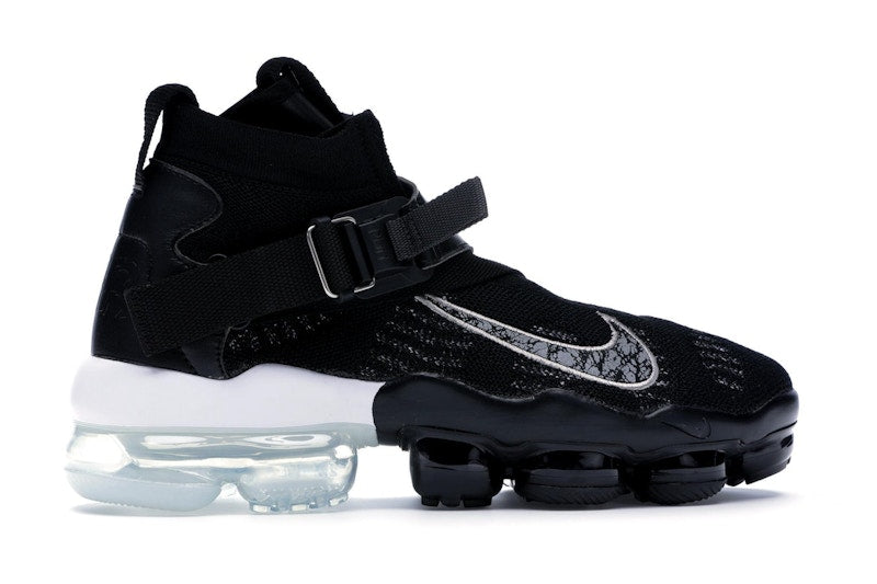 Nike Air VaporMax Premier Flyknit Black Metallic Silver White
