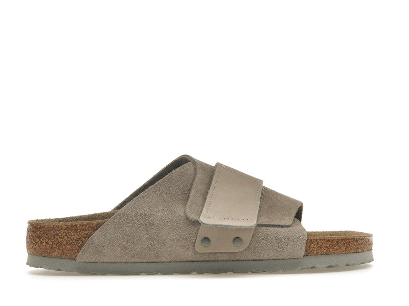 Birkenstock Kyoto Nubuck Suede Stone Coin