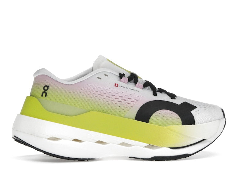 On Running Cloudboom Max Lime Raspberry