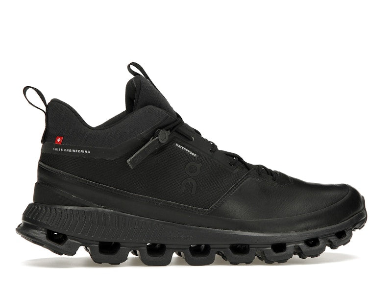 On Running Cloud Hi Waterproof Black