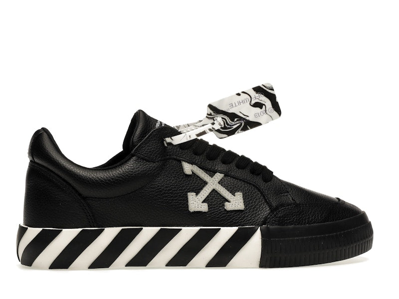 OFF-WHITE Vulc Low Leather Black White FW21