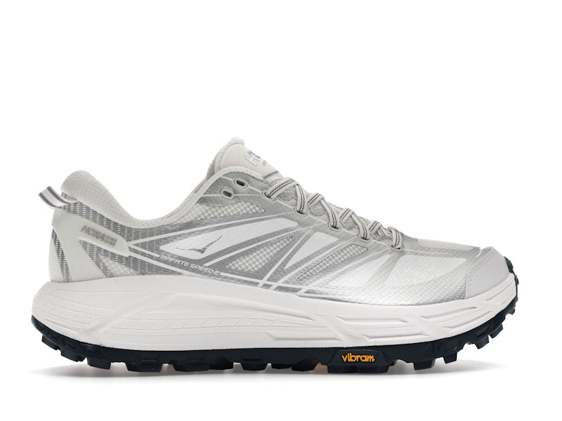 Hoka One One Mafate Speed 2 White Silver