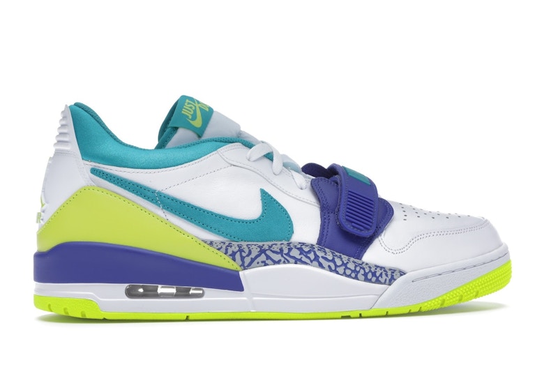 Jordan Legacy 312 Low Ultramarine Neon Yellow Aquamarine