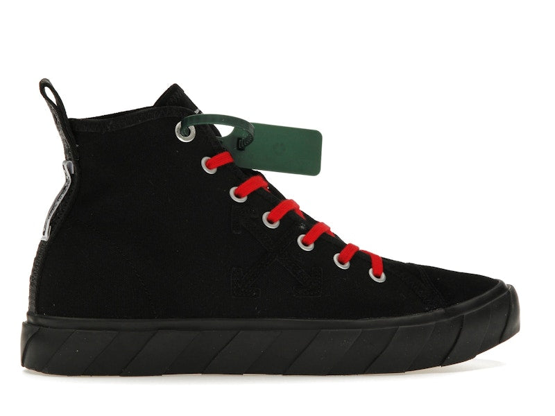 OFF-WHITE Vulcanized Hi Canvas Black Red