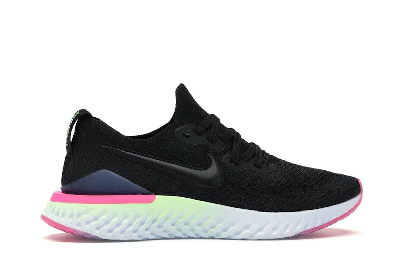 Nike Epic React Flyknit 2 Black Sapphire Hyper Pink (Women's)