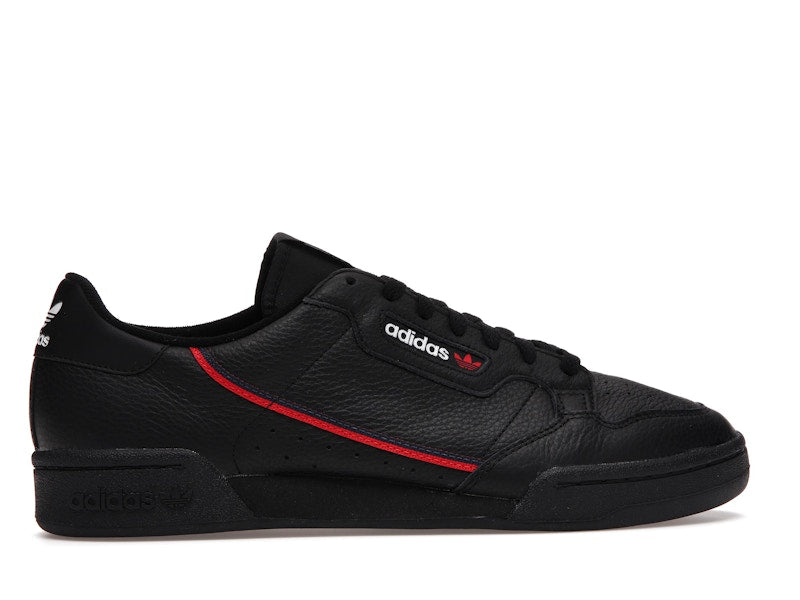 adidas Continental 80 Black Scarlet Red