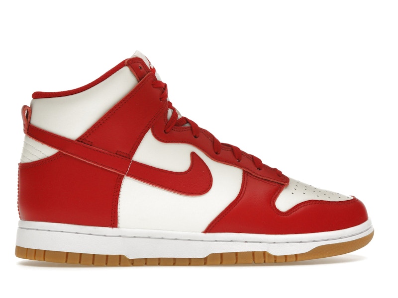 Nike Dunk High Sail Gym Red Gum (Women's)