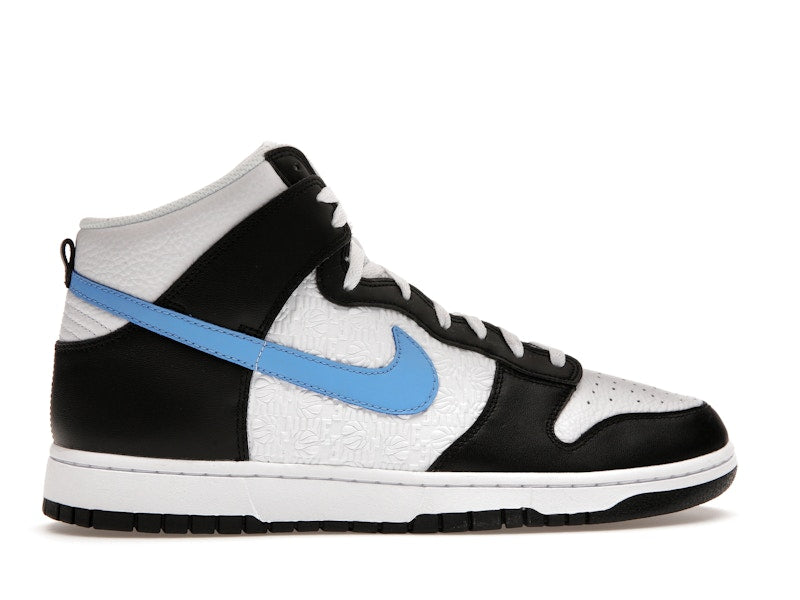 Nike Dunk High Retro FLC Black University Blue White