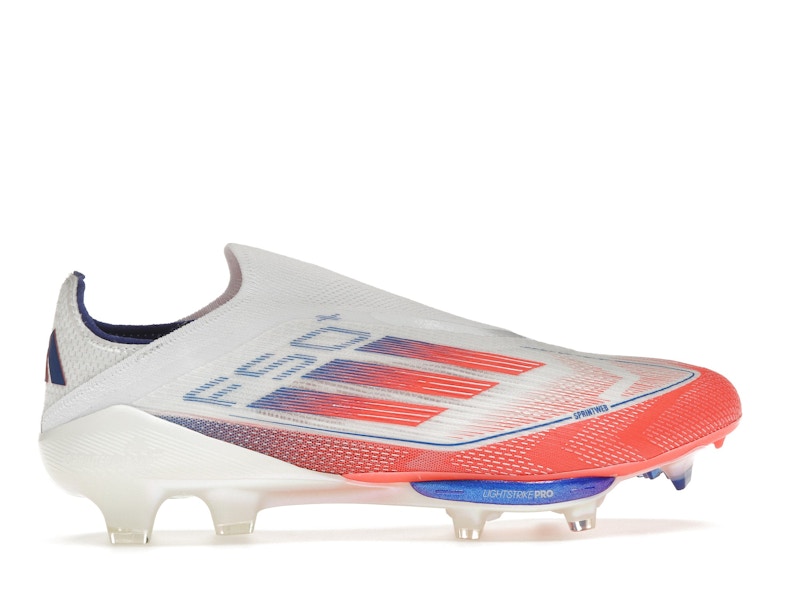 adidas F50+ Elite Laceless FG Cloud White Solar Red