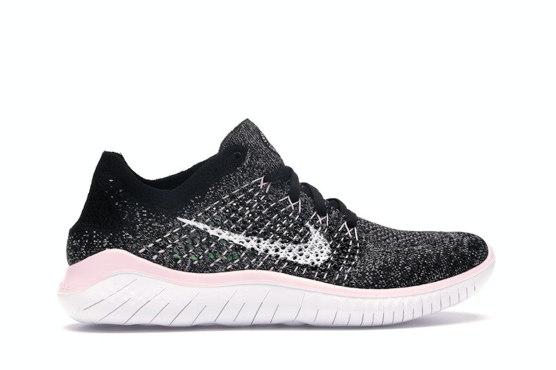Nike Free RN Flyknit 2018 Black Pink Foam (Women's)