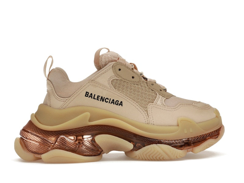 Balenciaga Triple S Clear Sole Beige (Women's)