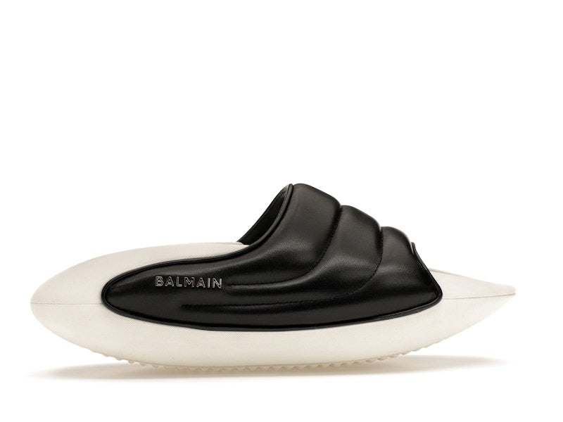 Balmain B-IT Mules Black White