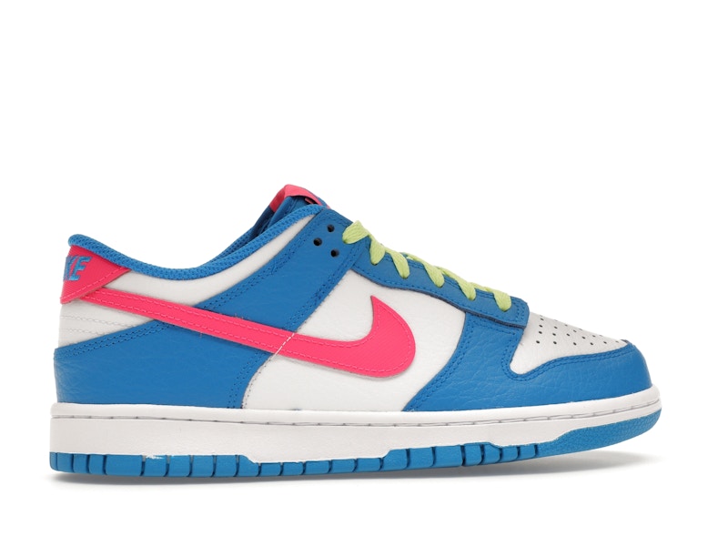 Nike Dunk Low Photo Blue White Light Lemon Twist Hyper Pink (GS)