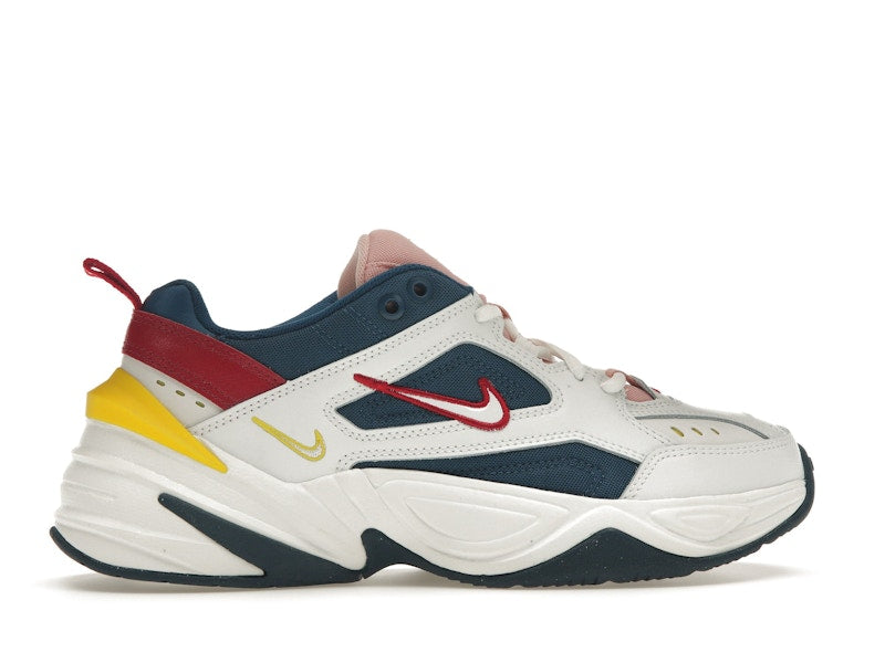 Nike M2K Tekno Blue Force Summit White Chrome Yellow (Women's)