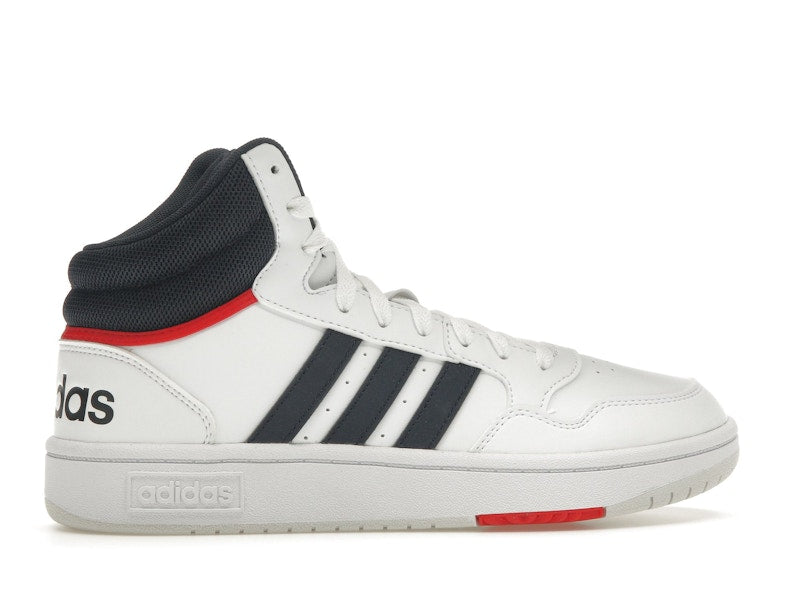 adidas Hoops 3.0 White Navy Red