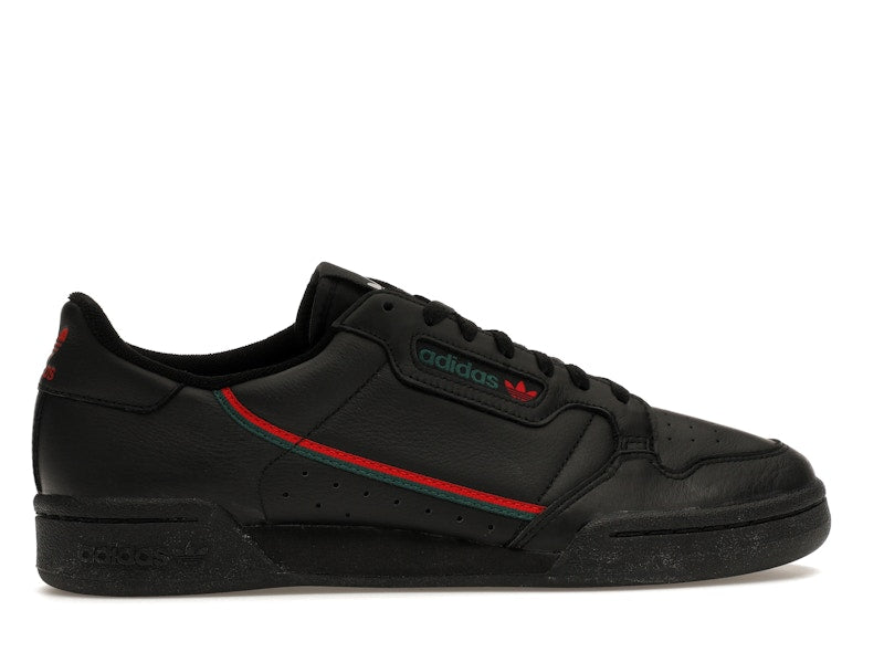 adidas Continental 80 Black Scarlet Green