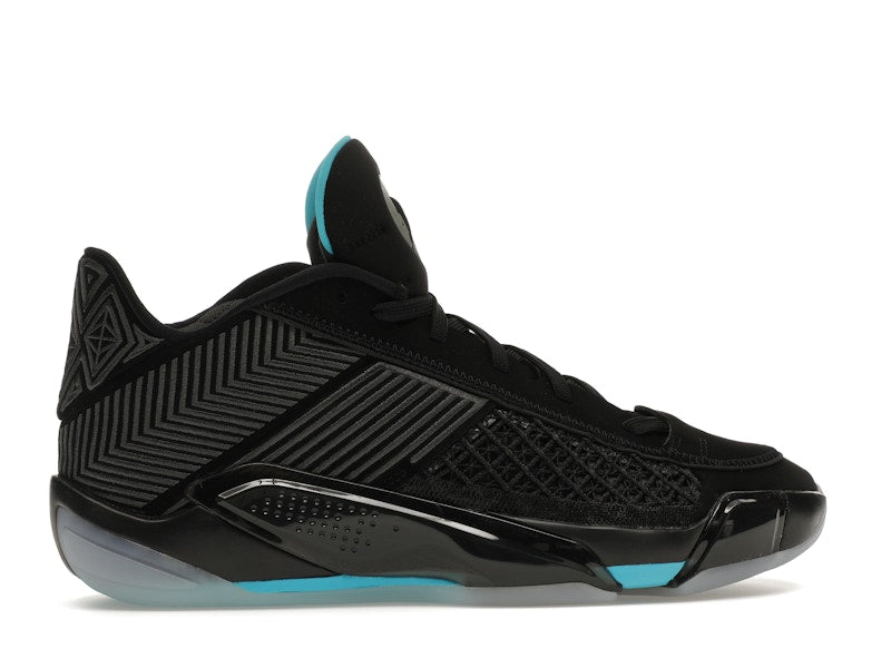 Jordan 38 Low Black Gamma Blue (Translucent Sole)