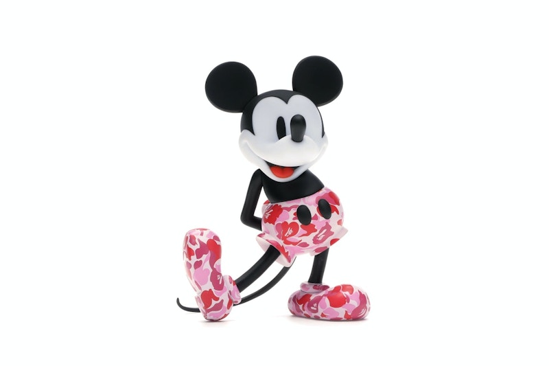 BAPE x Mickey Mouse 90th Anniverary Figure Red Camo