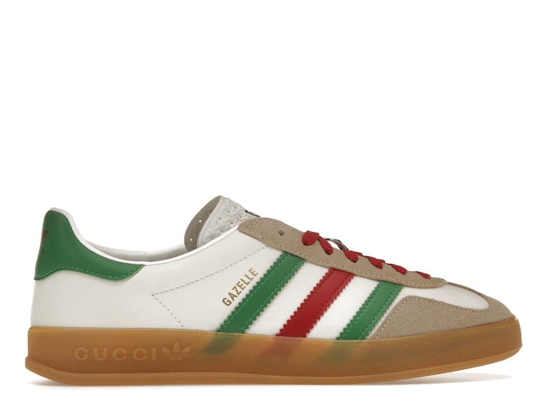 adidas x Gucci Gazelle White Green Red