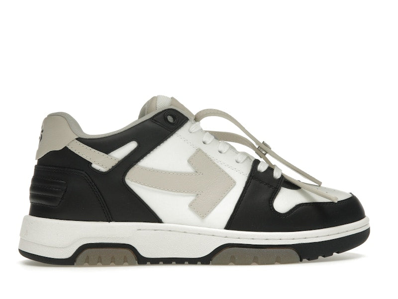 OFF-WHITE Out Of Office OOO Low Tops Black Beige