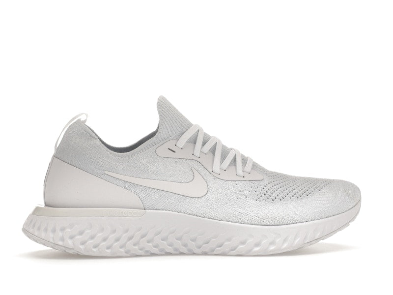 Nike Epic React Flyknit True White