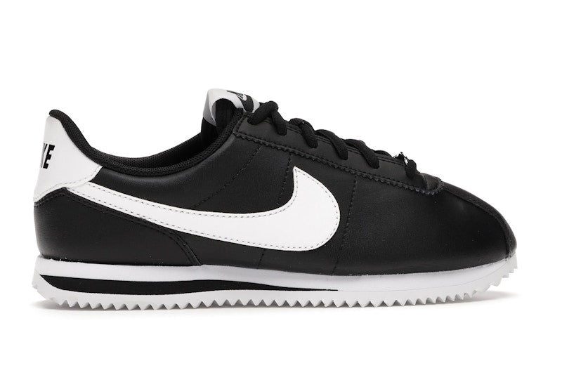 Nike Cortez Basic Leather Black White (GS)
