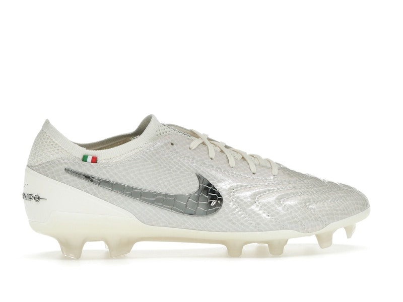 Nike Tiempo Legend 10 Elite Luxe FG Montebelluna Leather White Snakeskin