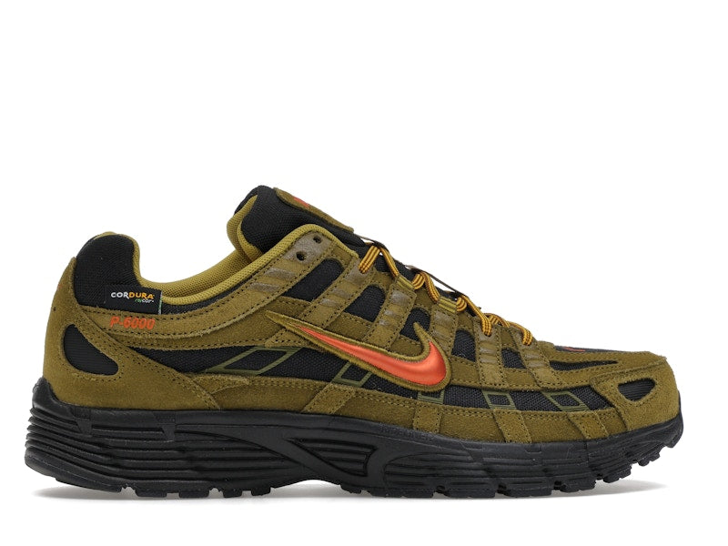 Nike P-6000 Premium Cordura Olive Flak Black Picante Red