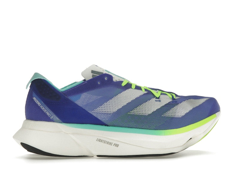 adidas Adizero Adios Pro 3 Cobalt Blue Zero Metalic Lucid Lemon