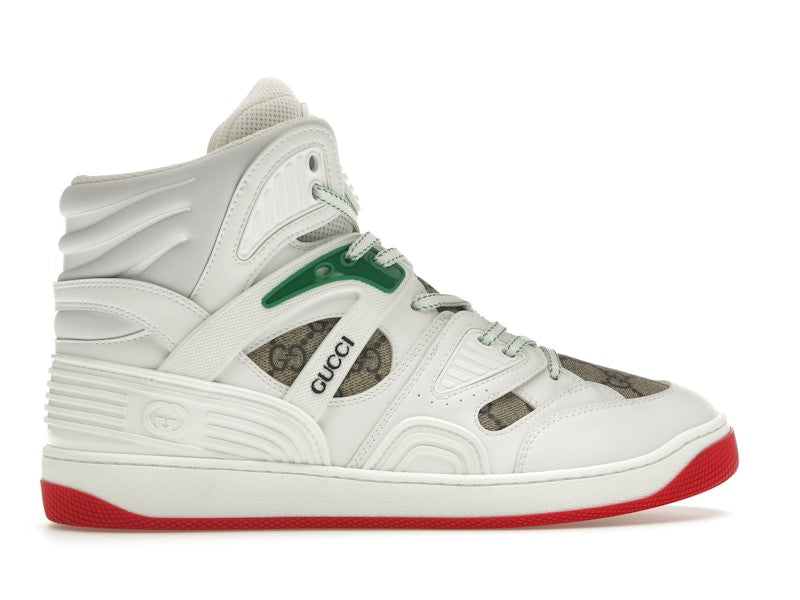 Gucci Basket White Demetra Red (Women's)