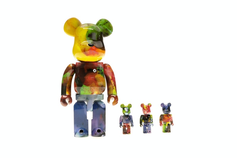 Bearbrick Pushead 4 pc Set 100% & 400% Set Multi