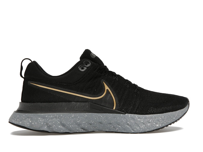 Nike React Infinity Run Flyknit 2 Black Gold