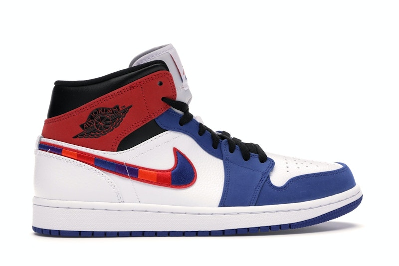 Jordan 1 Mid Multi-Color Swoosh