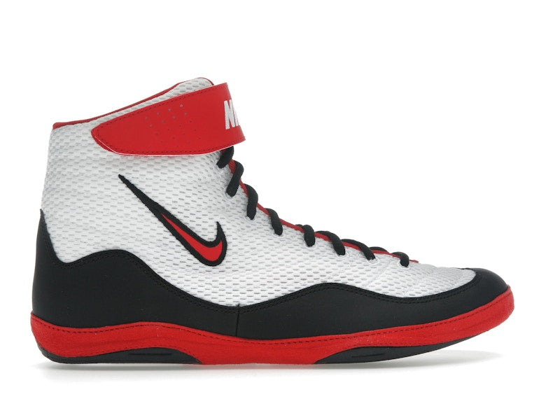 Nike Inflict White Black University Red