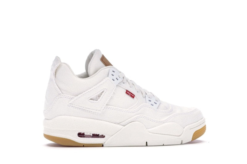 Jordan 4 Retro Levi's White (GS) (Levi's Tag)