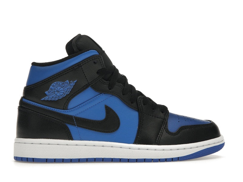 Jordan 1 Mid Black Royal Blue