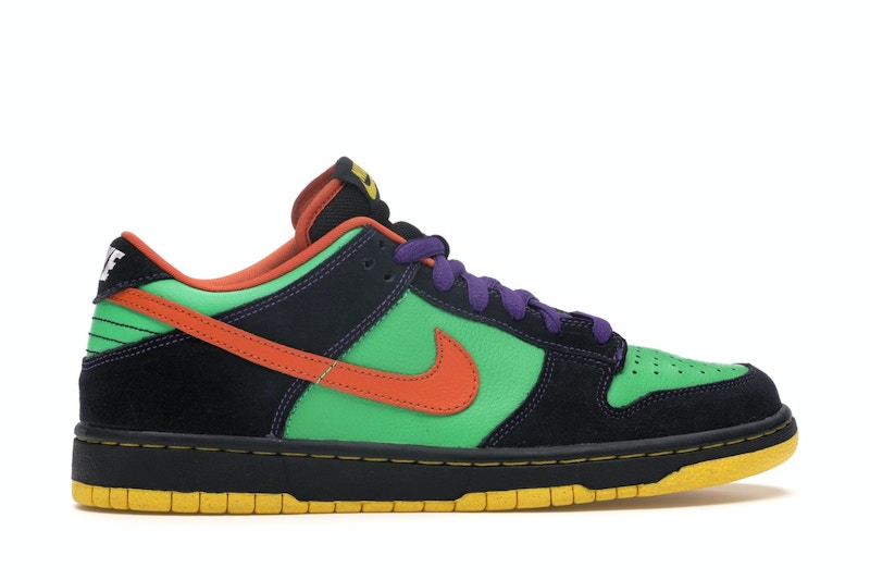 Nike SB Dunk Low Green Spark Hoop Orange