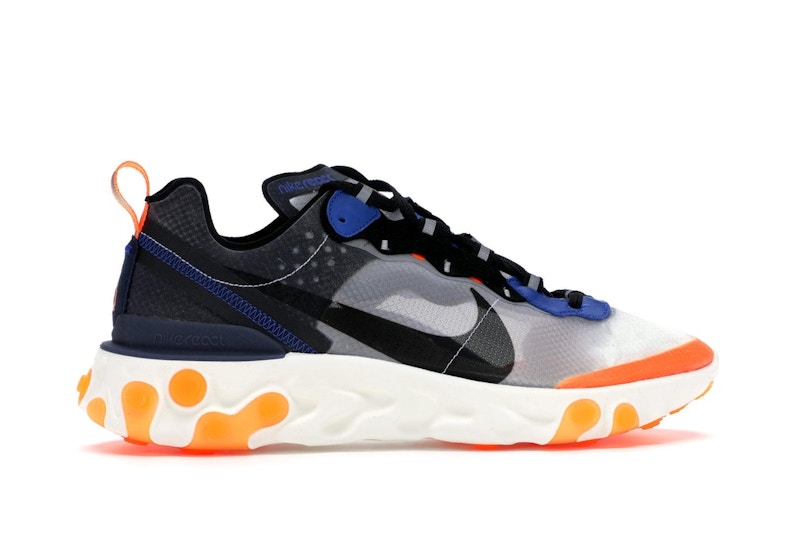 Nike React Element 87 Thunder Blue/Total Orange