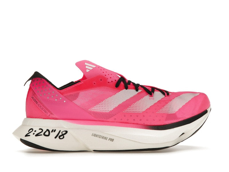 adidas Adizero Adios Pro 3 Lucid Pink Cloud White