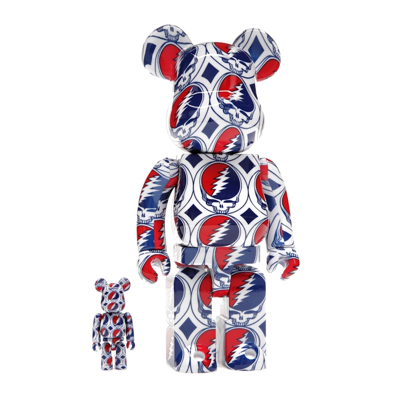 Bearbrick x Grateful Dead (Steal Your Face) 100% & 400% Set
